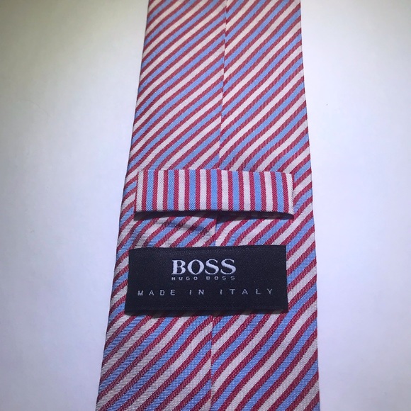 HUGO BOSS 100% silk designer luxury tie. Made in Italy. - Picture 6 of 6